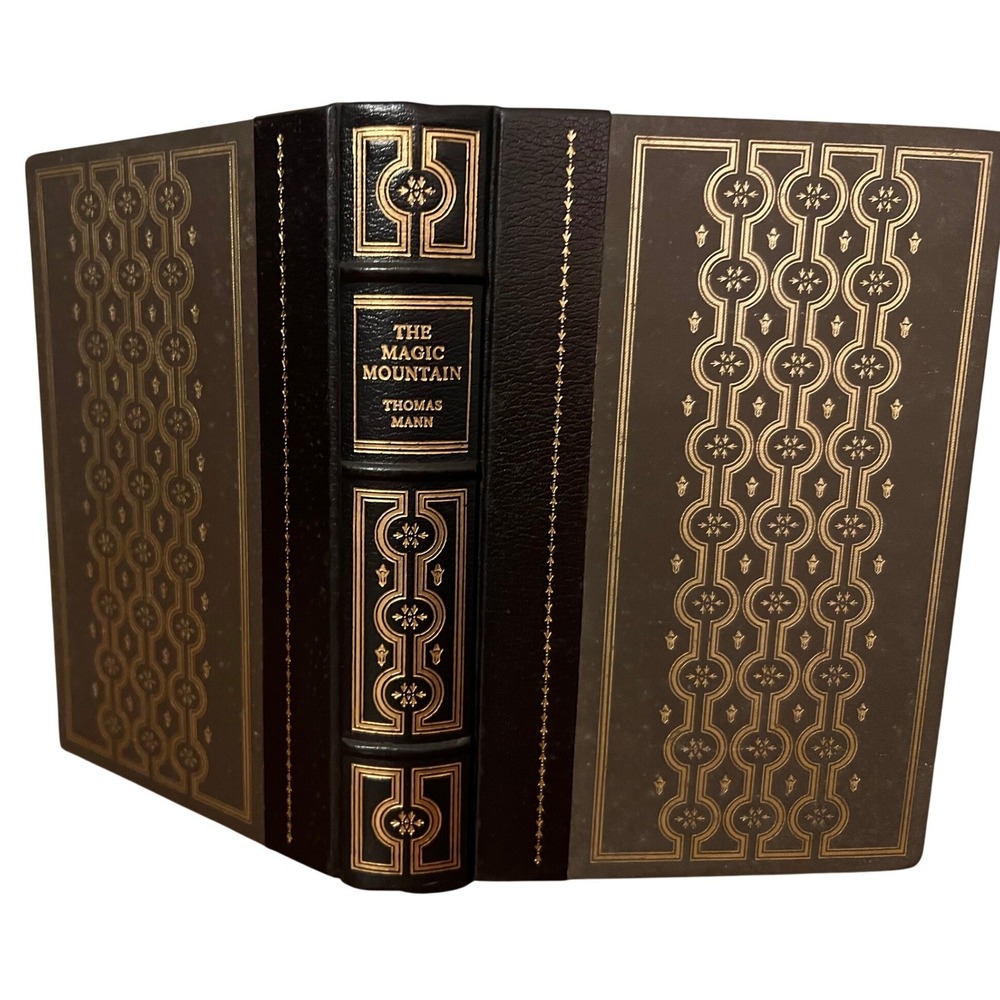 The Magic Mountain Franklin Library Thomas Mann Black Gold Leather Excellent '81